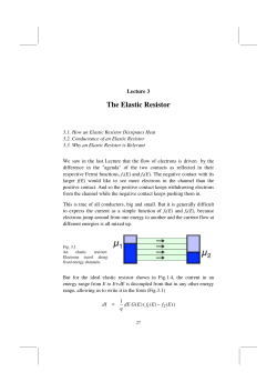 The Elastic Resistor