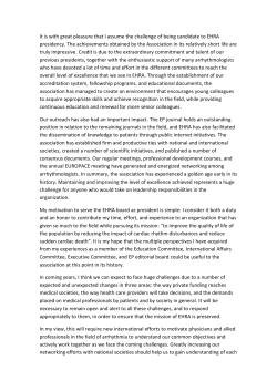 It is with great pleasure that I assume the challenge of being