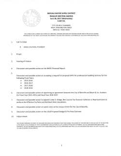 Discussion and possible action on accepting a request for proposal