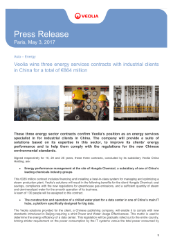 Press release: Asia - Energy