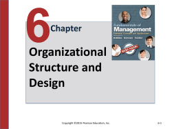 Chapter One Managers and Management