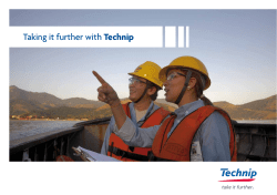 Taking it further with Technip