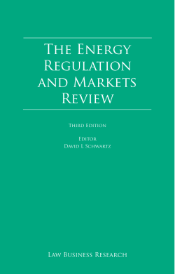 The Energy Regulation and Markets Review