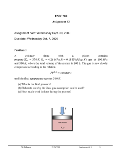 ENSC 388 Assignment #3 Assignment date