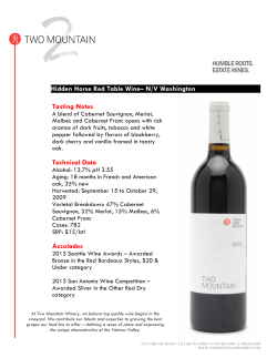 Hidden Horse Red Table Wine