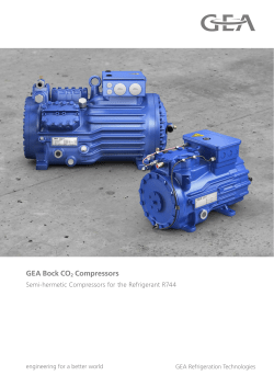 GEA Bock CO2 Compressors