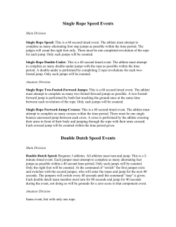 Competition Event Rules 2017 (Updated)