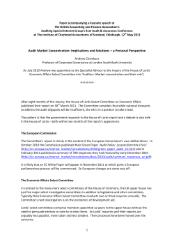 Audit Market Concentration: Implications and