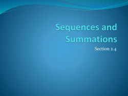 The Foundations: Logic and Proofs - UTH e
