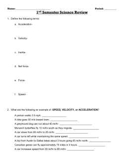 2nd Semester Science Review