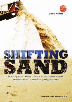 Shifting Sand - Global Witness