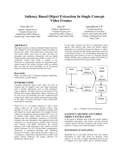 Object extraction (OE), Conditional Random Field(CRF), visual