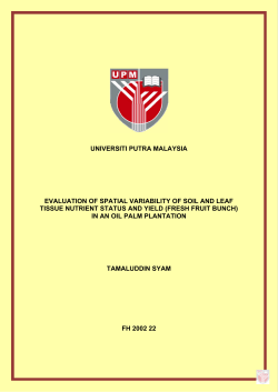 universiti putra malaysia evaluation of spatial variability of soil and