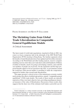 The Shrinking Gains from Global Trade