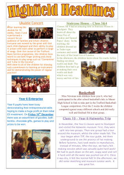 Good Sportsmanship - Highfield Primary School