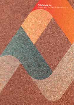 Antofagasta plc Annual report and financial statements 2015