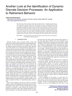 Another Look at the Identification of Dynamic Discrete Decision