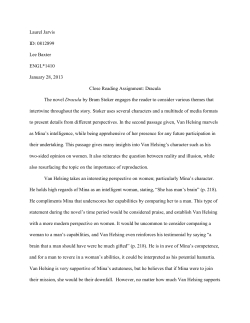 ENGL*1410 Close Readings