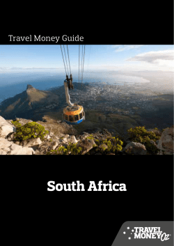 South Africa - Travel Money Oz