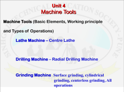 Specifications of Lathe machine