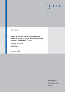 Option Value and Dynamic Programming Model Estimates of