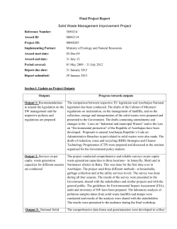 Final Project Report Solid Waste Management Improvement Project