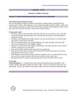 Kim - The Early Childhood Technical Assistance Center