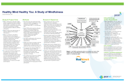 Healthy Mind Healthy You: A Study of Mindfulness