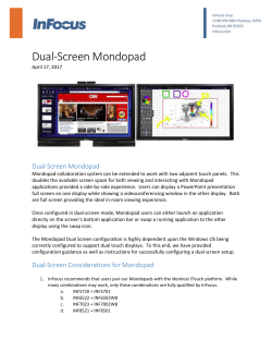 Mondopad Dual-Screen