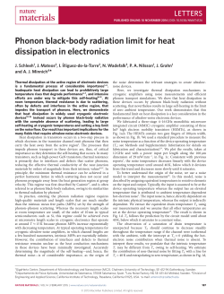 Phonon black-body radiation limit for heat dissipation in electronics