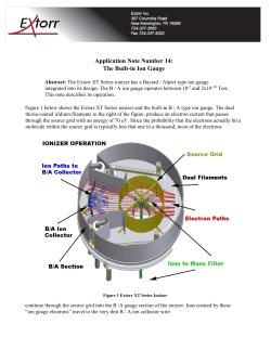 The Built-in Ion Gauge