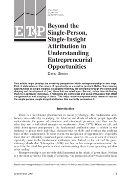 Beyond the Single‐Person, Single‐Insight Attribution in
