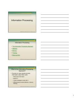 Information Processing