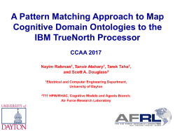 A Pattern Matching Approach to Map Cognitive Domain Ontologies