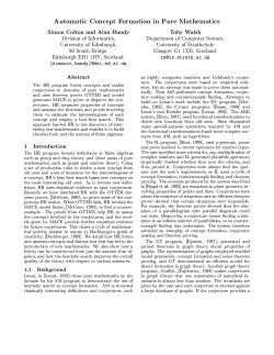 Automatic concept formation in pure mathematics