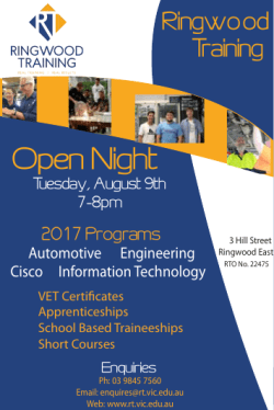 Open Night - Yarra Valley Grammar