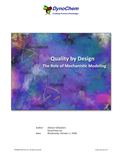 The Role of Mechanistic Modeling