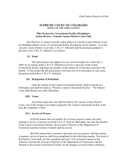 supreme court of colorado - Colorado Judicial Branch