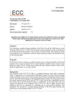ECC/CPG15 CPG PTB(2013)051 3rd meeting CPG