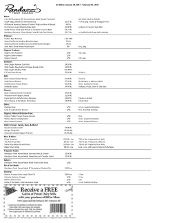 Produce: Organic Produce