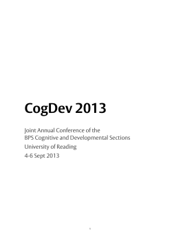 Rdg Document Template - University of Reading
