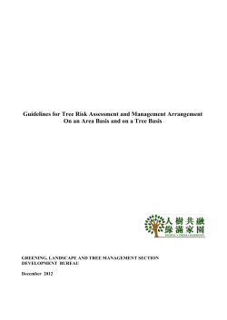Guidelines for Tree Risk Assessment and Management