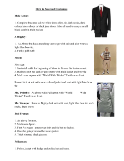 How to Succeed Costumes Male Actors