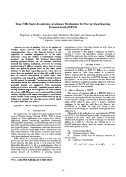 Bias Child Node Association Avoidance Mechanism for Hierarchical