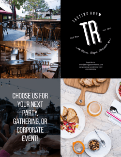 Choose us for your next party, gathering, or Corporate event!