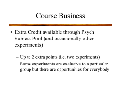 2320Lecture2 - U of L Class Index