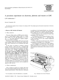 A precision experiment on electrons, photons and