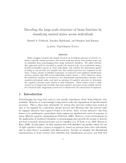 Decoding the large-scale structure of brain function by classifying
