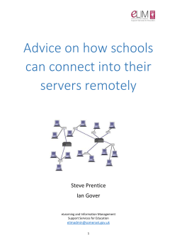 eLIM ConnectRemotelyToSchools