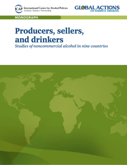 Producers, sellers, and drinkers